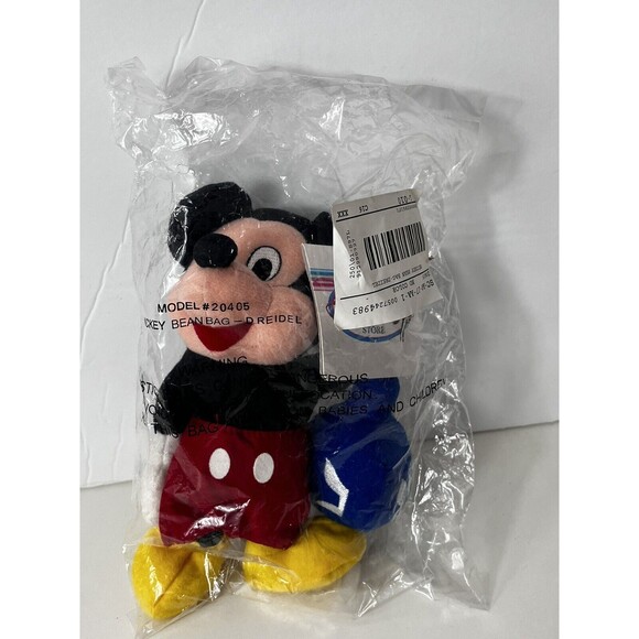 Disney Bean Bag Plush - DREIDEL MICKEY '99 (Mickey Mouse) (9.5 inch) -Mint w/Tag - Picture 1 of 4